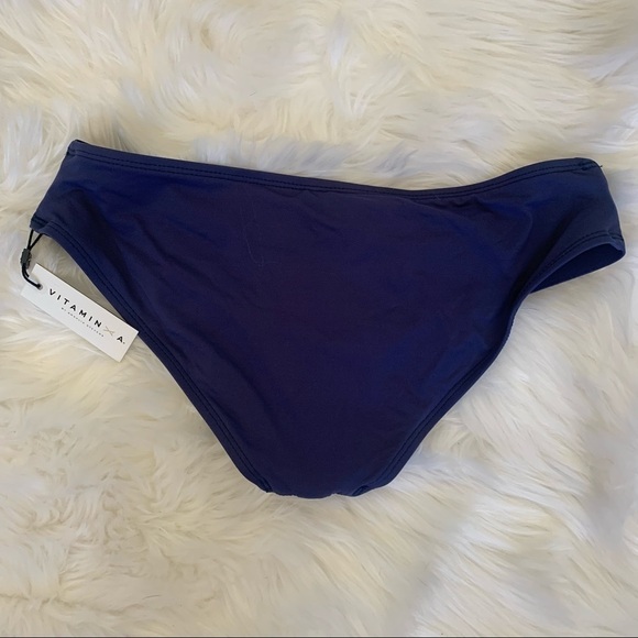 Vitamin A Emilia navy blue bikini bottoms - Picture 3 of 7